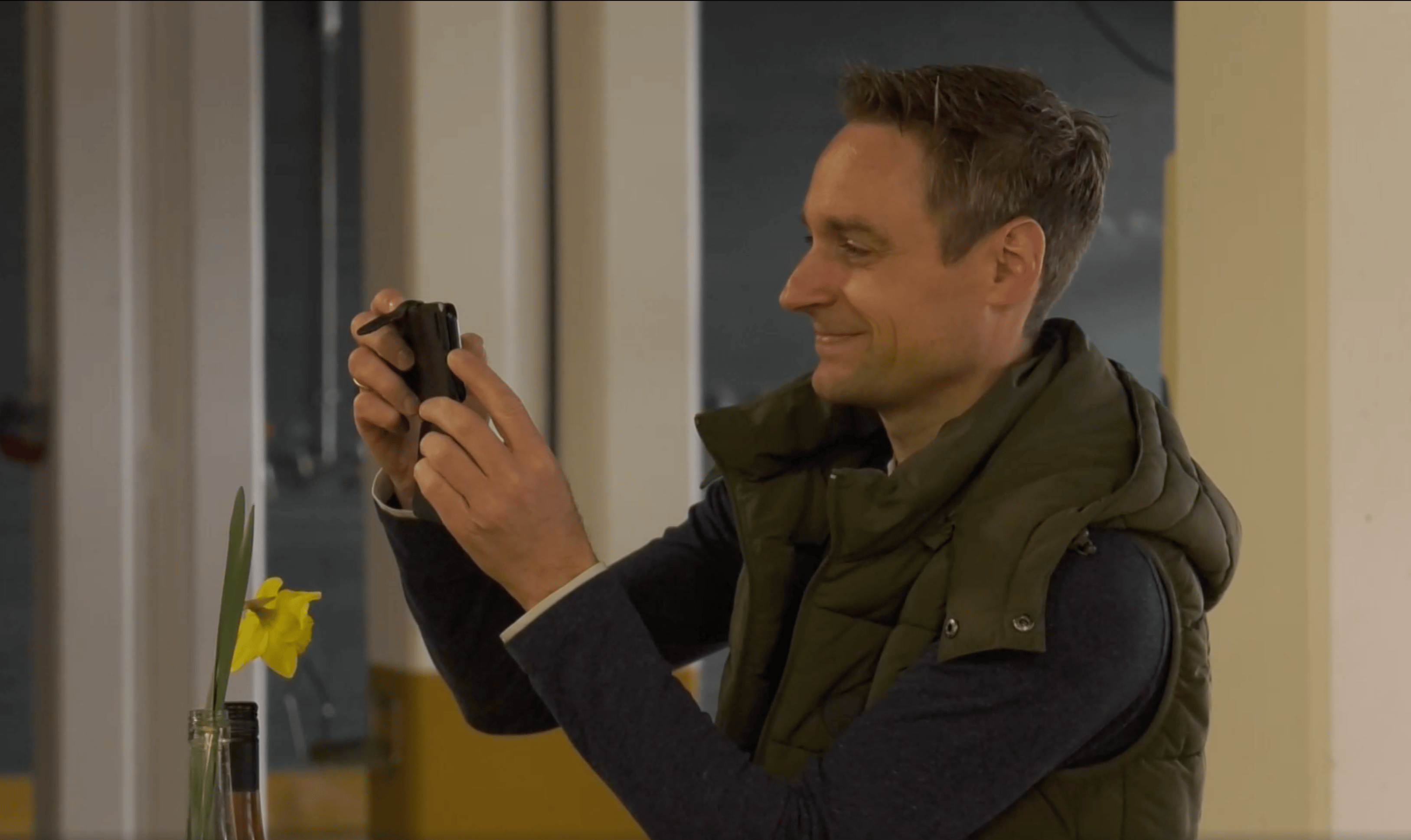 Burkert macht Foto